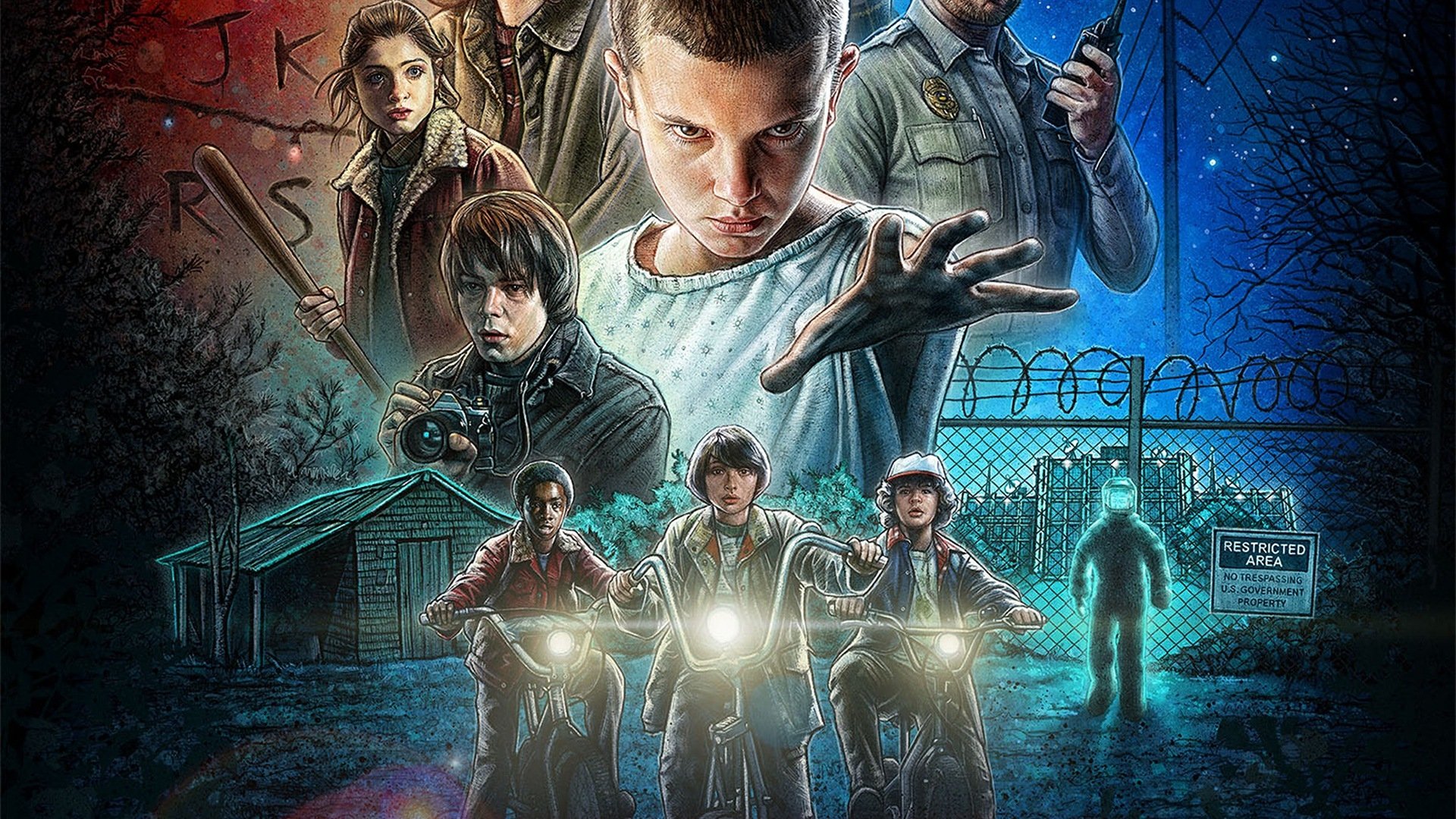 Stranger Things HD Wallpaper New Tab Themes